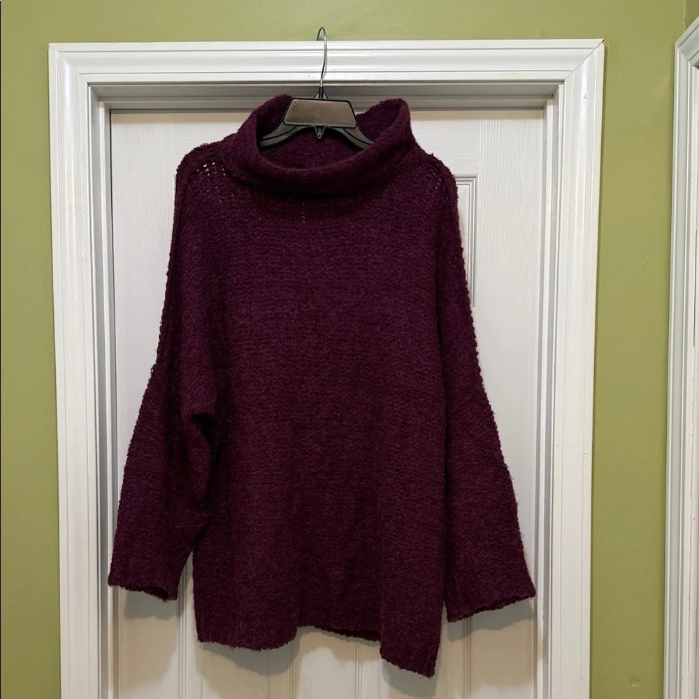 Free People - She’s All That Turtle Neck Alpaca Blend Sweater - size -M